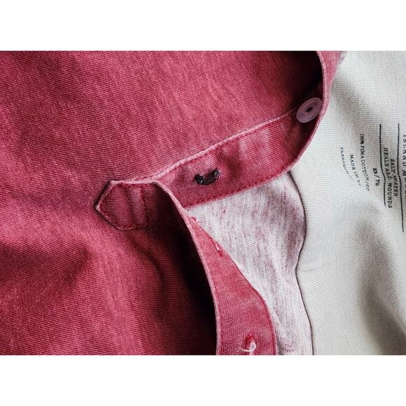 Tommy Bahama Island Modern Fit Golf Red Short Sleeve Polo Shirt Size XL A0013 - Picture 4 of 6